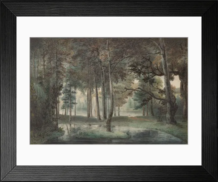 Framed Print : A View from the Artists Estate, Springland, or the Elysian Bower, ca. 1800 Framed Print : A View from the Artists Estate, Springland, or the Elysian Bower, ca. 1800