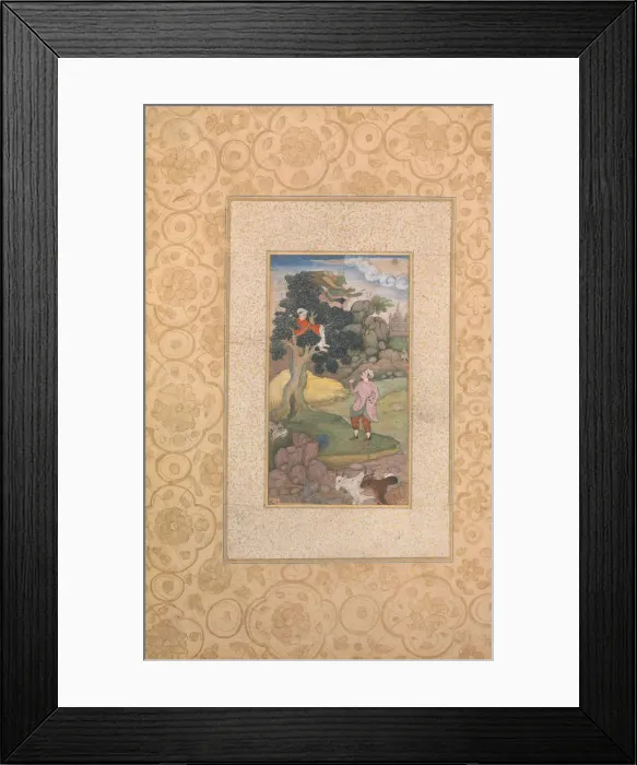 Framed Print : Folio from the Kathasaritsagara, ca. 1590. Creator: Unknown Framed Print : Folio from the Kathasaritsagara, ca. 1590. Creator: Unknown