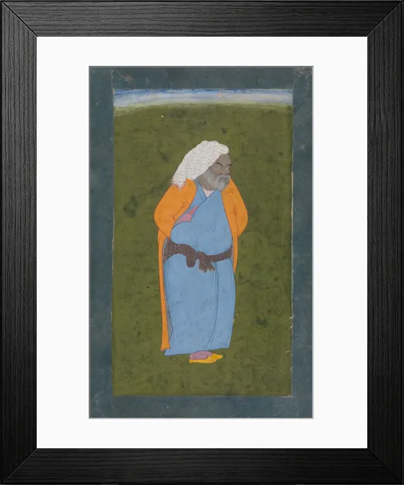 Framed Print : Elderly Man of Isfahan, 1680-1700. Creator: Unknown Framed Print : Elderly Man of Isfahan, 1680-1700. Creator: Unknown