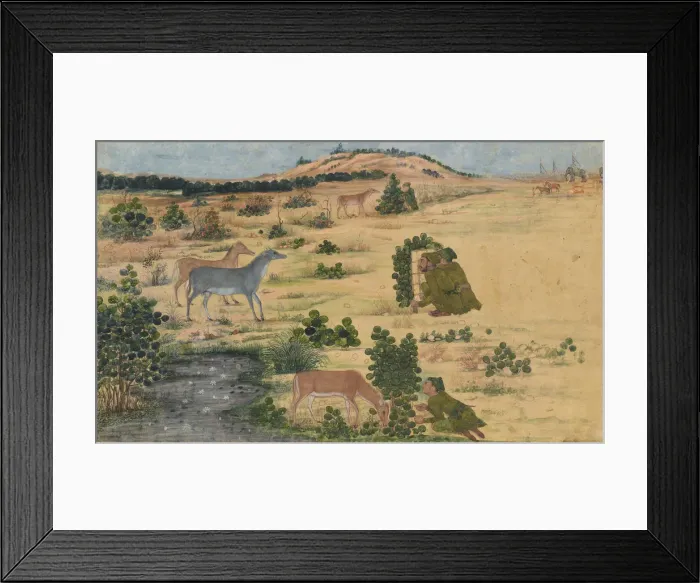 Framed Print : Preparations for a Hunt, ca. 1680. Creator: Unknown Framed Print : Preparations for a Hunt, ca. 1680. Creator: Unknown