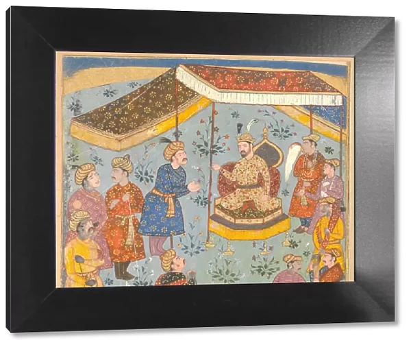 Reception of a Persian Ambassador by a Mughal Prince, early 17th century