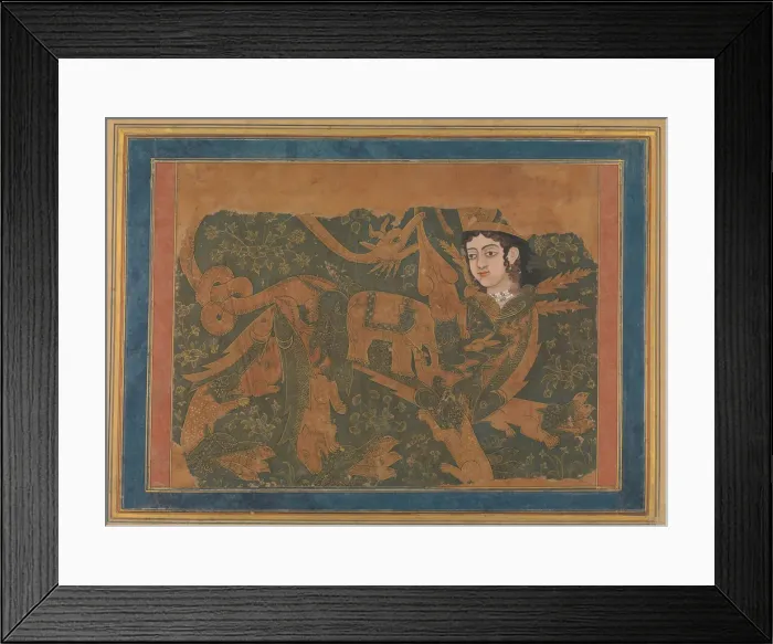 Framed Print : The Fabulous Creature Buraq, ca. 1660-80. Creator: Unknown Framed Print : The Fabulous Creature Buraq, ca. 1660-80. Creator: Unknown