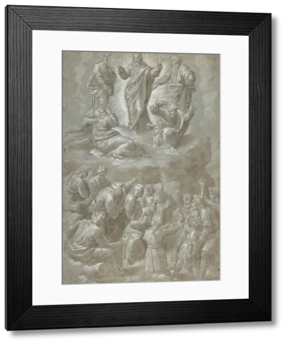 Framed Print : The Transfiguration, after Raphael, 1511-51. Creator: Biagio Pupini Framed Print : The Transfiguration, after Raphael, 1511-51. Creator: Biagio Pupini