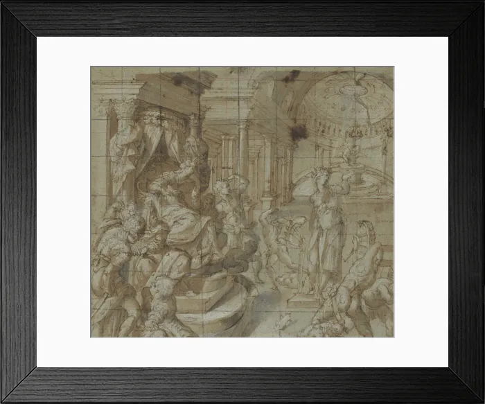 Framed Print : The Martyrdom of St. Catherine of Alexandria, 1560-70. Creator: Carlo Portelli Framed Print : The Martyrdom of St. Catherine of Alexandria, 1560-70. Creator: Carlo Portelli