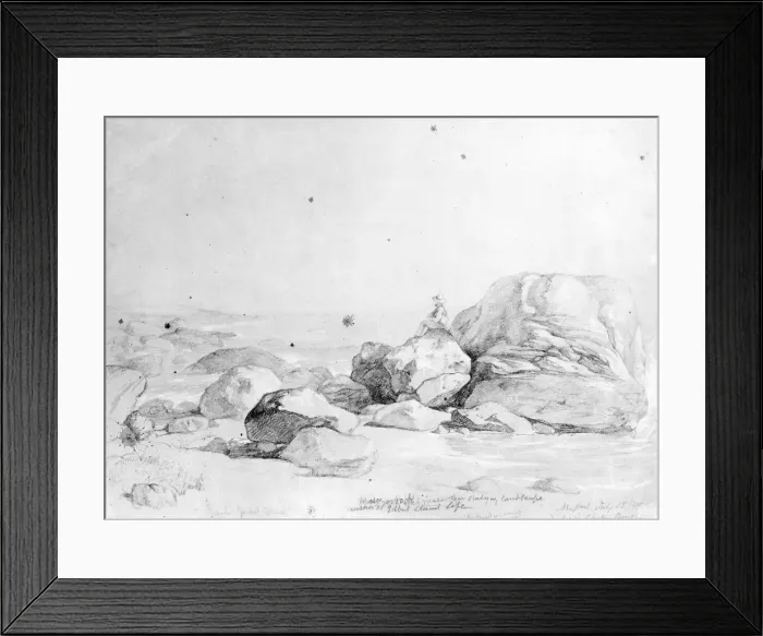 Framed Print : Mr. Mason by the Sea, 1849. Creator: Daniel Huntington Framed Print : Mr. Mason by the Sea, 1849. Creator: Daniel Huntington