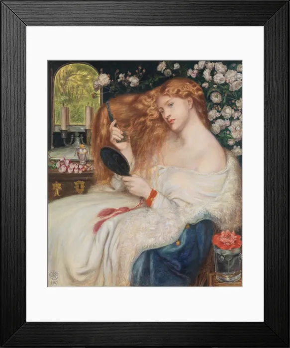 Framed Print : Lady Lilith, 1867. Creators: Dante Gabriel Rossetti, Henry Treffry Dunn Framed Print : Lady Lilith, 1867. Creators: Dante Gabriel Rossetti, Henry Treffry Dunn