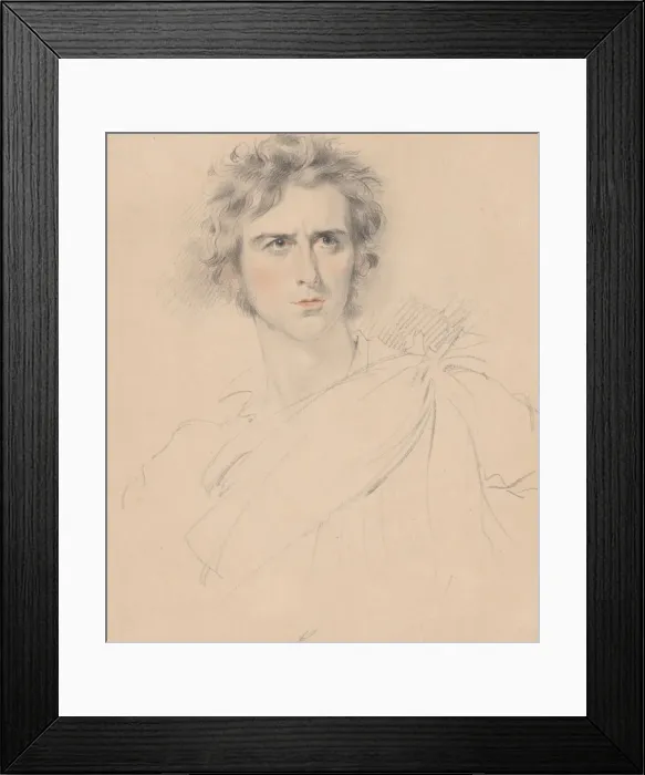 Framed Print : Edmund Kean in the Character of Macbeth, 1814. Creator: George Henry Harlow Framed Print : Edmund Kean in the Character of Macbeth, 1814. Creator: George Henry Harlow