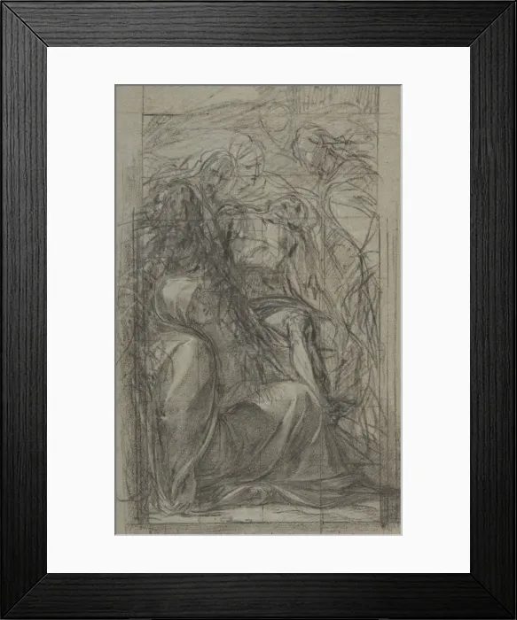 Framed Print : Study for the Pieta, 1604. Creator: Giulio Cesare Procaccini Framed Print : Study for the Pieta, 1604. Creator: Giulio Cesare Procaccini