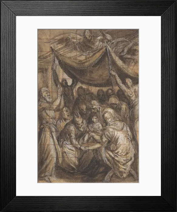 Framed Print : The Circumcision, 1516-73. Creator: Hans Mielich Framed Print : The Circumcision, 1516-73. Creator: Hans Mielich