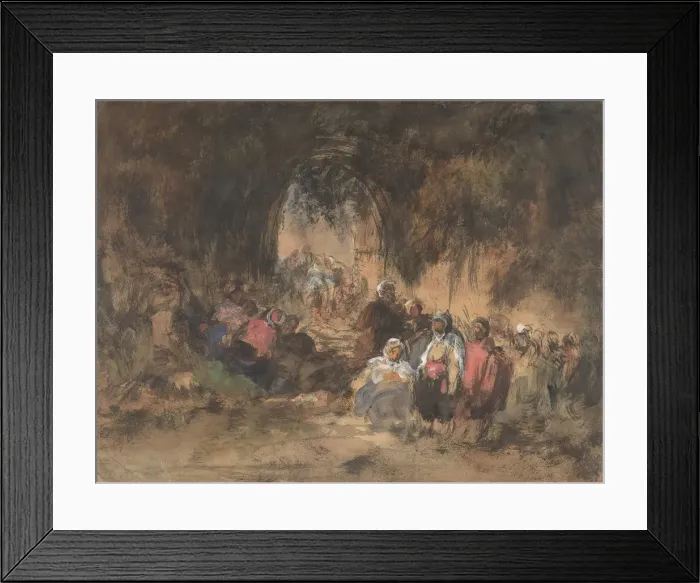 Framed Print : Arabs Resting, 1817-70. Creator: Eugenio Lucas Villamil Framed Print : Arabs Resting, 1817-70. Creator: Eugenio Lucas Villamil