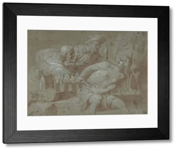 Framed Print : Susanna and the Elders, early 17th-mid 17th century. Creator: Gerrit van Honthorst Framed Print : Susanna and the Elders, early 17th-mid 17th century. Creator: Gerrit van Honthorst