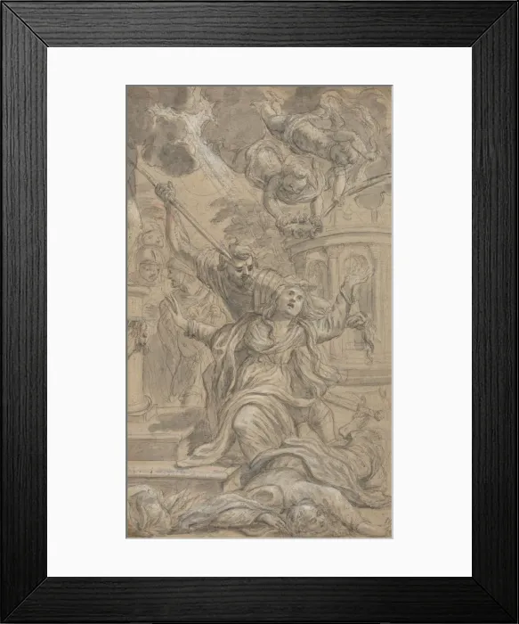 Framed Print : Martyrdom of Two Female Saints, 1625-1704. Creator: Cosimo Ulivelli Framed Print : Martyrdom of Two Female Saints, 1625-1704. Creator: Cosimo Ulivelli