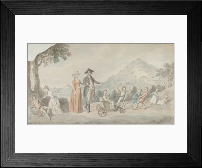 Framed Print : The Family of Sir James Hunter Blair, 1st Baronet (1741-1787), ca. 1785 Framed Print : The Family of Sir James Hunter Blair, 1st Baronet (1741-1787), ca. 1785