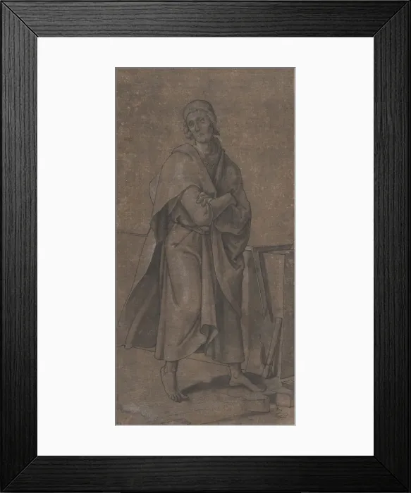 Framed Print : Saint Thomas, 1527. Creator: Hans Holbein the Younger Framed Print : Saint Thomas, 1527. Creator: Hans Holbein the Younger