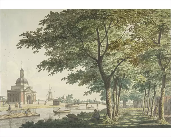The Muiderpoort, Amsterdam, seen from the Plantage, 1771. Creator: Hendrick Keun