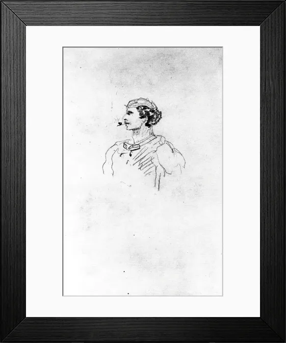 Framed Print : Album de Marine: Sketchbook of 48 folios containing 17 watercolours and 27 black Framed Print : Album de Marine: Sketchbook of 48 folios containing 17 watercolours and 27 black