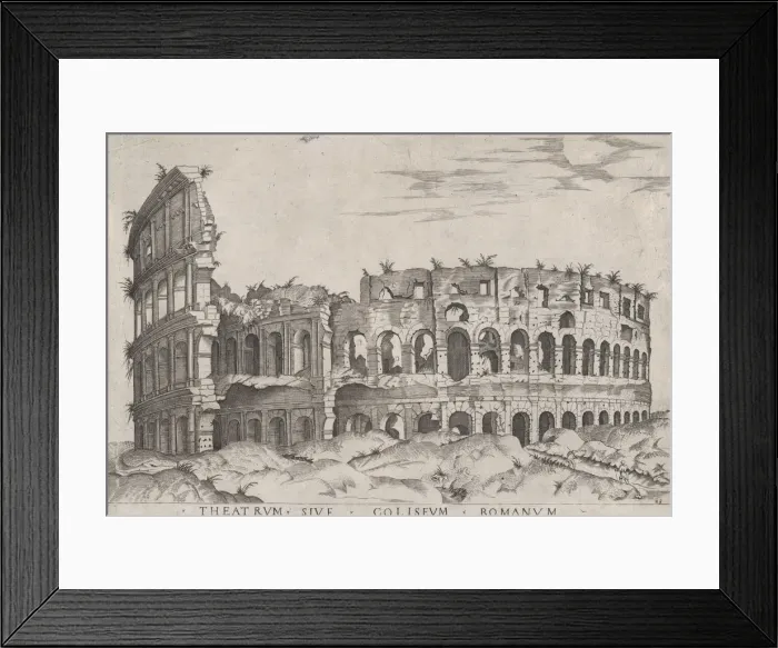 Framed Print : Speculum Romanae Magnificentiae: The Colosseum, 16th century. 16th century Framed Print : Speculum Romanae Magnificentiae: The Colosseum, 16th century. 16th century