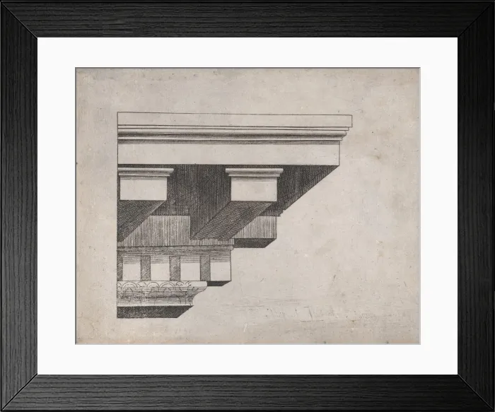 Framed Print : Speculum Romanae Magnificentiae: Cornice, 16th century. 16th century. Creator: Anon Framed Print : Speculum Romanae Magnificentiae: Cornice, 16th century. 16th century. Creator: Anon