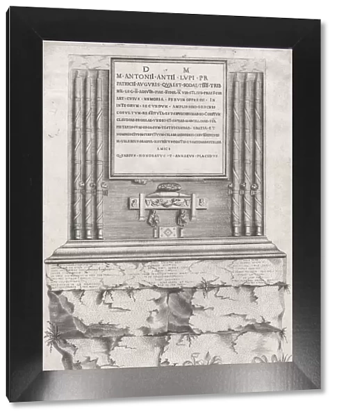 Speculum Romanae Magnificentiae: Sepulchre of Lupus, 1551. 1551. Creator: Anon