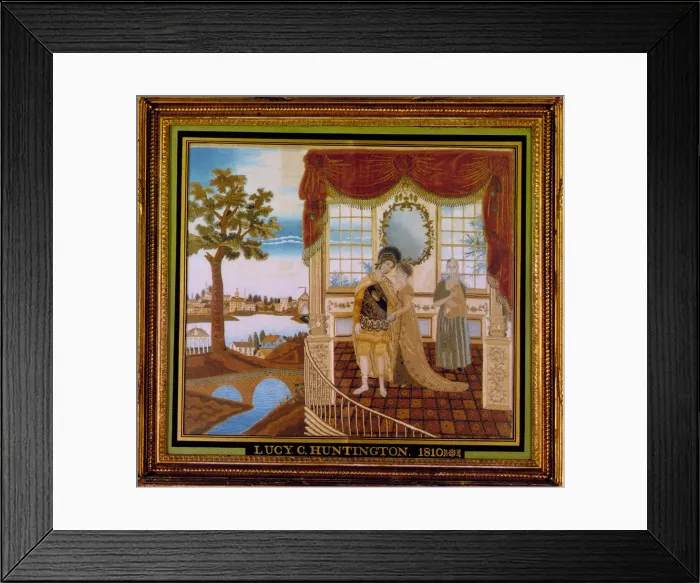 Framed Print : Hector Taking Leave of His Family, 1810. Creator: Lucy C Huntington Framed Print : Hector Taking Leave of His Family, 1810. Creator: Lucy C Huntington