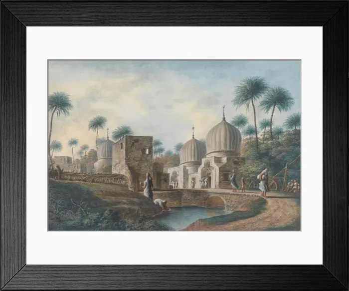 Framed Print : Tombs of Great Arab Saints to be seen in the Neighborhood of Rosetta, Egypt, ca. 1800 Framed Print : Tombs of Great Arab Saints to be seen in the Neighborhood of Rosetta, Egypt, ca. 1800