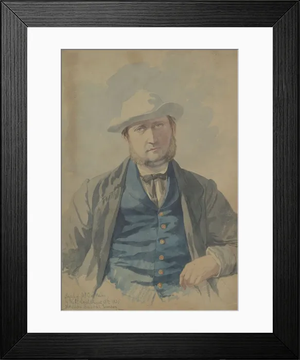 Framed Print : Portrait of Mr. George Bailey, 1855. Creator: Richard Dadd Framed Print : Portrait of Mr. George Bailey, 1855. Creator: Richard Dadd