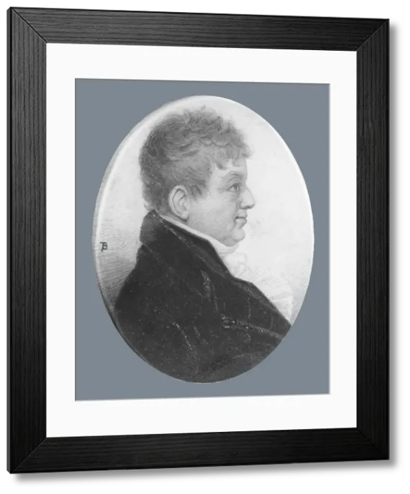 Framed Print : Captain Christopher O Connor, 1806. Creator: Thomas Birch Framed Print : Captain Christopher O Connor, 1806. Creator: Thomas Birch