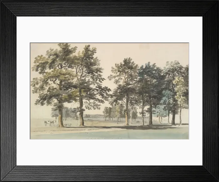 Framed Print : The Moat Island, Windsor Great Park, 1754-55 (?). Creator: Thomas Sandby Framed Print : The Moat Island, Windsor Great Park, 1754-55 (?). Creator: Thomas Sandby