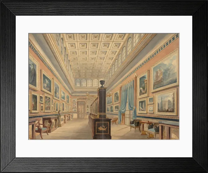 Framed Print : The Flemish Picture Gallery, the Mansion of Thomas Hope, Duchess Street, Portland Place Framed Print : The Flemish Picture Gallery, the Mansion of Thomas Hope, Duchess Street, Portland Place