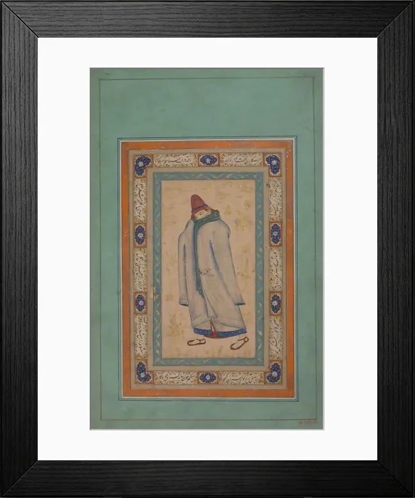 Framed Print : A Dervish, late 16th-early 17th century. Creator: Unknown Framed Print : A Dervish, late 16th-early 17th century. Creator: Unknown