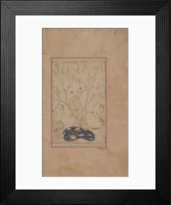 Framed Print : A Gentleman with his Musicians, mid-16th century. Creator: Unknown Framed Print : A Gentleman with his Musicians, mid-16th century. Creator: Unknown