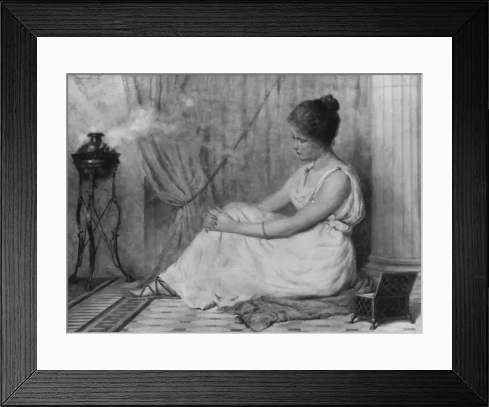 Framed Print : Incense, 1899. Creator: Percival De Luce Framed Print : Incense, 1899. Creator: Percival De Luce