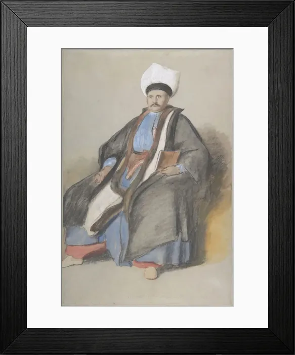 Framed Print : Portrait of Abram Jacob Messir, 1841. Creator: David Wilkie Framed Print : Portrait of Abram Jacob Messir, 1841. Creator: David Wilkie