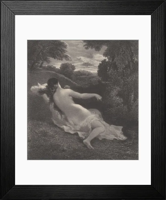 Framed Print : The Dream, ca. 1849-62. ca. 1849-62. Creator: Celestin Nanteuil Framed Print : The Dream, ca. 1849-62. ca. 1849-62. Creator: Celestin Nanteuil