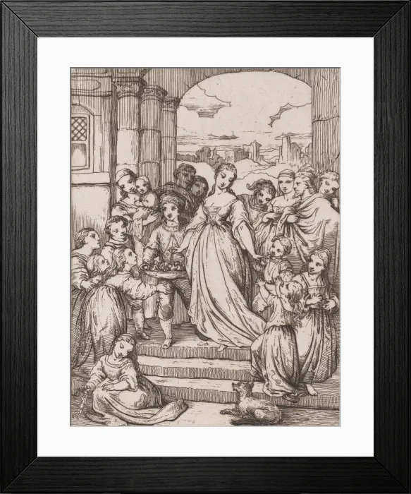 Framed Print : La Fee aux Joujoux, ca. 1830-76. ca. 1830-76. Creator: Unknown