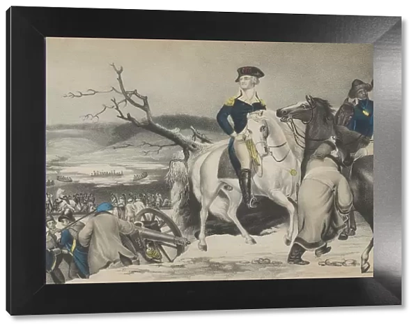 Washington Crossing the Delaware-Evening Previous to the Battle of Trenton, December 25th