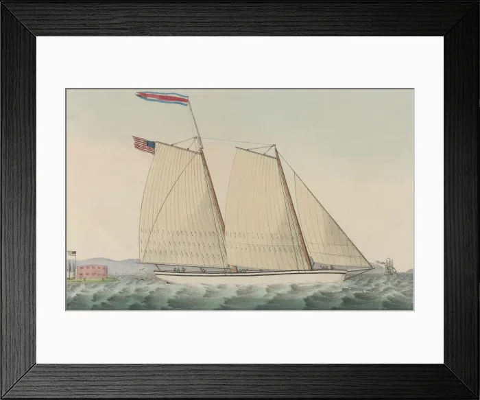 Framed Print : Extraordinary Express Across the Atlantic - Pilot Boat William J Framed Print : Extraordinary Express Across the Atlantic - Pilot Boat William J