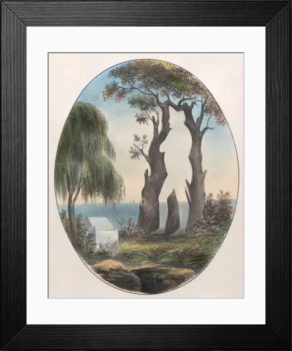 Framed Print : The Tomb of Napoleon, 1833-88. 1833-88. Creator: Nathaniel Currier Framed Print : The Tomb of Napoleon, 1833-88. 1833-88. Creator: Nathaniel Currier