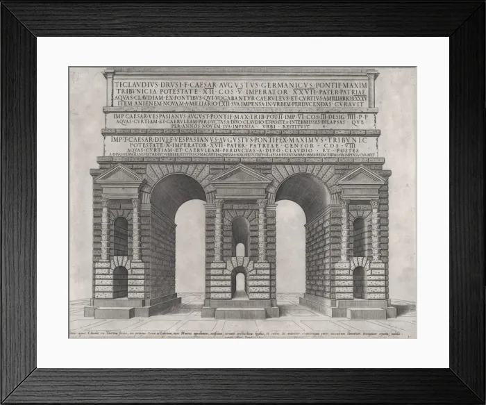 Framed Print : Speculum Romanae Magnificentiae: Porta Maggiore, 1549. 1549. Creator: Anon Framed Print : Speculum Romanae Magnificentiae: Porta Maggiore, 1549. 1549. Creator: Anon