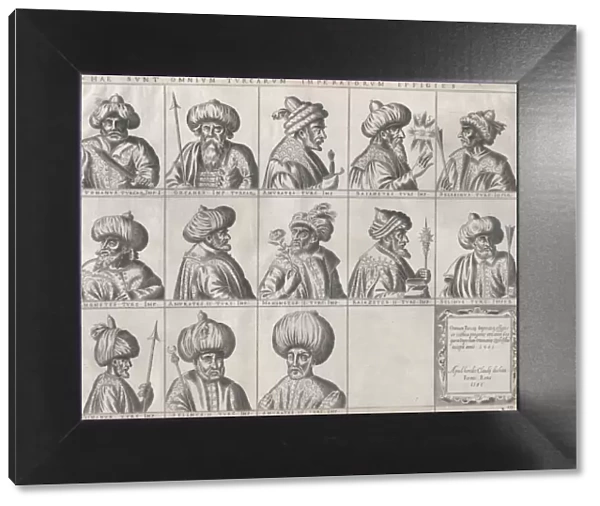 Speculum Romanae Magnificentiae: Portraits of Turkish Sultans, late 16th century