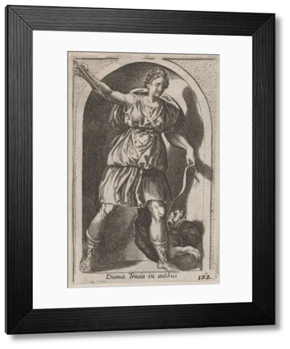 Framed Print : Speculum Romanae Magnificentiae: Diana (Diana Triuia in aedibus), 16th century Framed Print : Speculum Romanae Magnificentiae: Diana (Diana Triuia in aedibus), 16th century