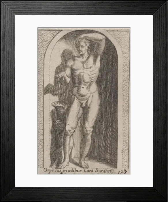 Framed Print : Speculum Romanae Magnificentiae: Orpheus (Orpheus in aedibus Card. Burghesij), 16t Framed Print : Speculum Romanae Magnificentiae: Orpheus (Orpheus in aedibus Card. Burghesij), 16t