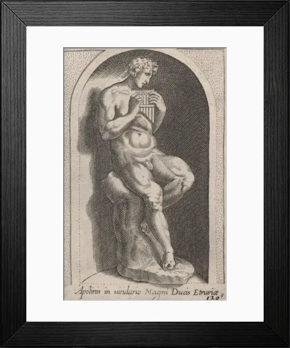 Framed Print : Speculum Romanae Magnificentiae: Apolinis (Apolinis in uiridario Magni Ducis Etrur Framed Print : Speculum Romanae Magnificentiae: Apolinis (Apolinis in uiridario Magni Ducis Etrur