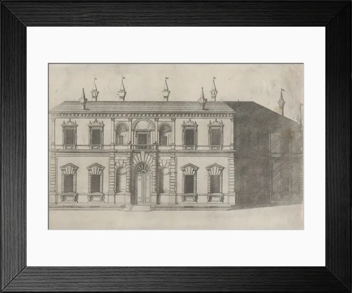 Framed Print : Speculum Romanae Magnificentiae: Villa di Papa Giulio, 1557. 1557. Creator: Anon Framed Print : Speculum Romanae Magnificentiae: Villa di Papa Giulio, 1557. 1557. Creator: Anon