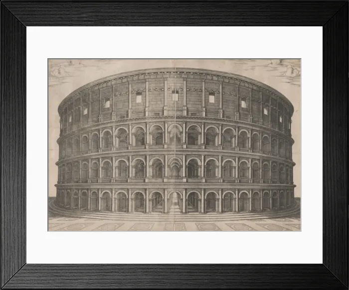Framed Print : Speculum Romanae Magnificentiae: The Colosseum, 16th century. 16th century Framed Print : Speculum Romanae Magnificentiae: The Colosseum, 16th century. 16th century