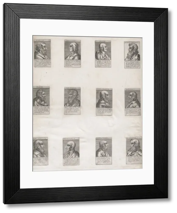 Framed Print : Speculum Romanae Magnificentiae: Portraits of the Ancient Philosophers, 16th century Framed Print : Speculum Romanae Magnificentiae: Portraits of the Ancient Philosophers, 16th century