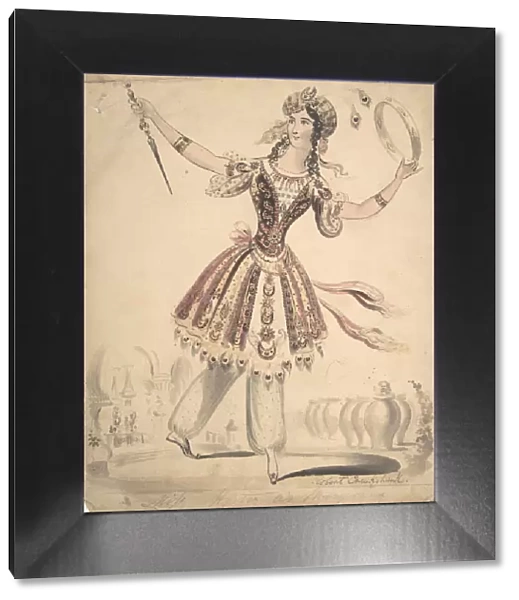 Miss Horton as Morgana, 1830-44. Creator: Isaac Robert Cruikshank