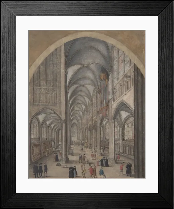 Framed Print : Interior of Strasbourg Cathedral, ca. 1625-30. Creator: Attributed to Jacob van der Framed Print : Interior of Strasbourg Cathedral, ca. 1625-30. Creator: Attributed to Jacob van der