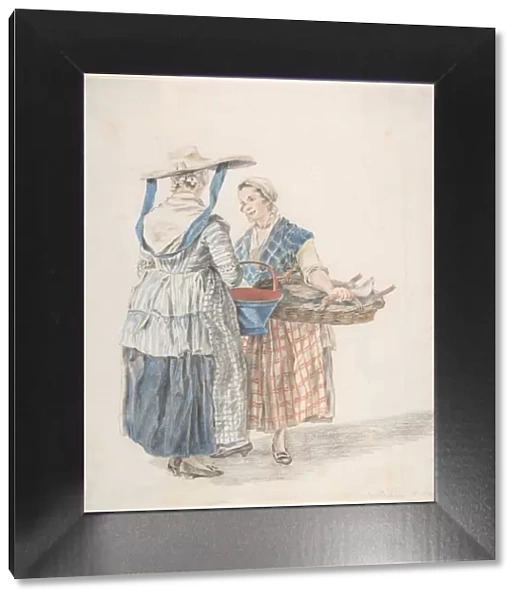 Two Market Women, 1789. Creator: Jacobus Perkois