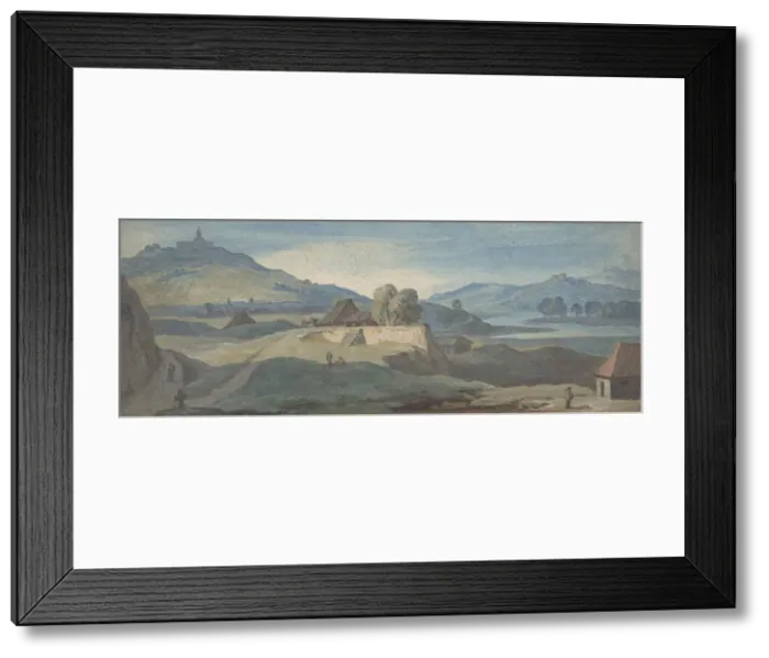 Framed Print : Landscape, n. d Creator: Jan Frans van Bloemen Framed Print : Landscape, n. d Creator: Jan Frans van Bloemen